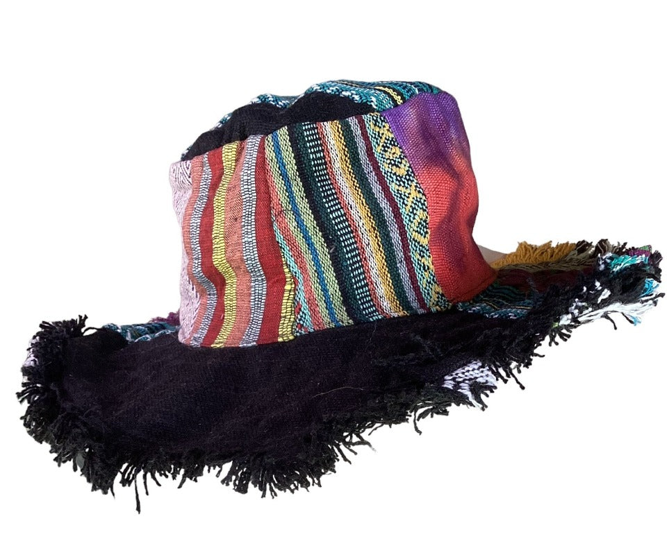 Adult Rainbow Festival BoHo Unisex Hippie Hat